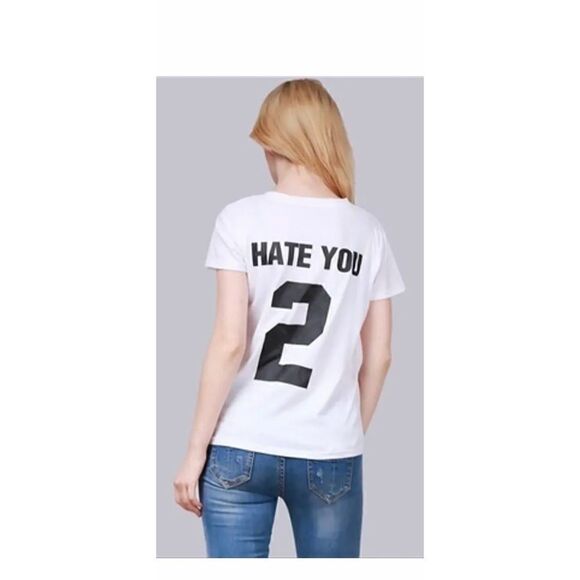 Graphic Hate U 2 Tee very soft and comfy - Picture 1 of 11